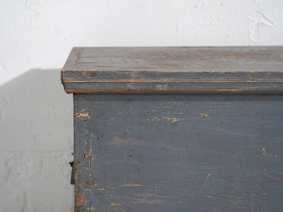 Piccolo baule blu antico (c.1920) #35 – Armadi contenitori, Rustic (photo 22 of 28)