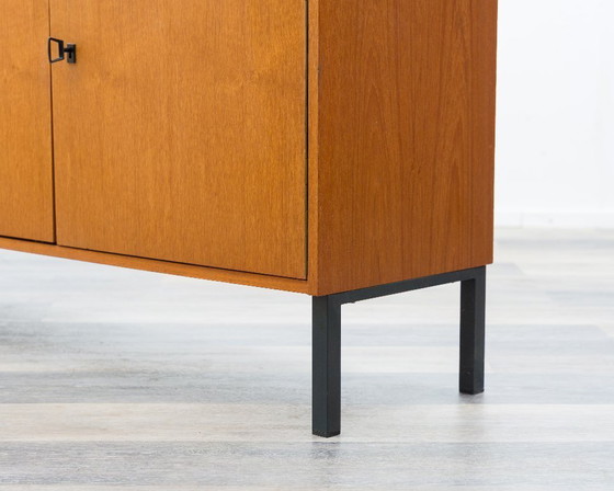 Image 1 of Teak sideboard from the 60s with grooved drawers.