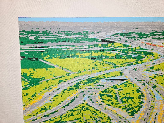 Image 1 of Zeefdruk op canvas Henk van der  Vet