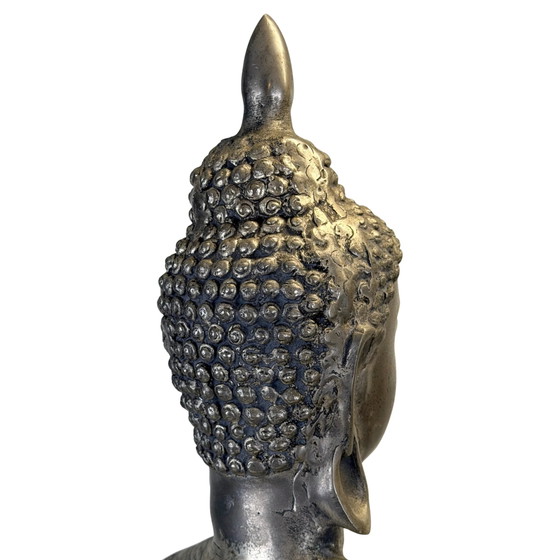 Large Chinese Incense Buddha – 1980s – 85.6 cm – Sculpture (photo 13 of 30)