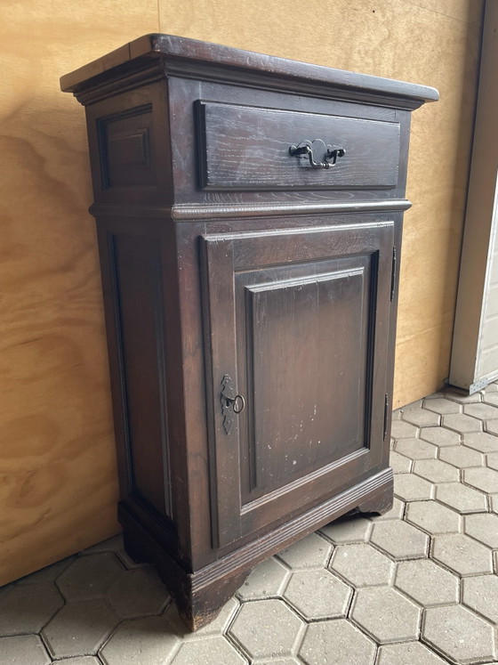 Grazioso ARMADIETTO DA INGRESSO a 1 anta rovere scuro con cassetto 92 x 62 cm – Armadi a muro, Legno (photo 7 of 14)