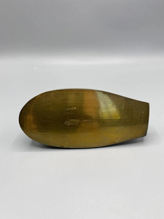 Canard sculpté en laiton massif de style Art déco – Sculptures, Brass, Art Deco (photo 4 of 6)