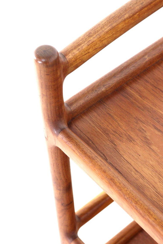 Henning Korch per CFC Silkeborg modello 308 Carrello bar teak vintage – Carrelli bar, Legno (photo 9 of 15)