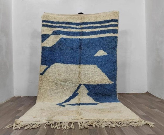 Alfombra tradicional marroquí de pura lana, tamaño 1,4/2,6 m. – Ahrend, Wool (photo 4 of 8)