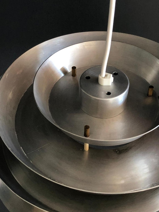 Image 1 of Vintage Aluminium Pendant Lamp by Carl Thore