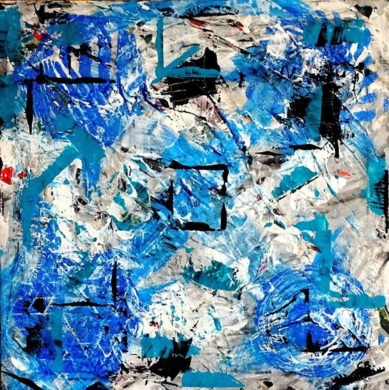 Think Outside the Box – CB, Paintings & Drawings, Canvas (photo 4 of 6)