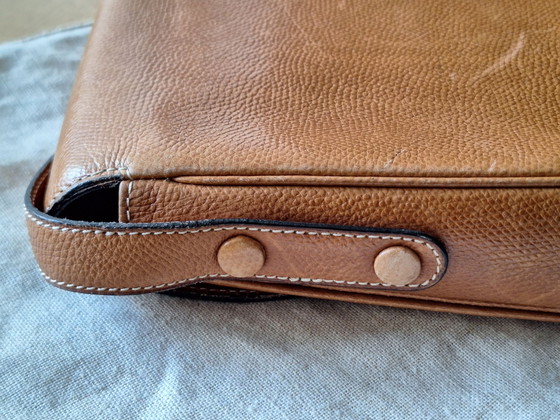 Delvaux Vintage 'D' Borsa a tracolla / Spalla, Pelle di vitello Cognac (Set Completo), Borse a tracolla (foto 9 di 15)