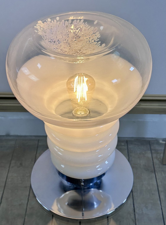 Image 1 of Italian lamp by Carlo Nason for Mazzega in Murano Blown Glass 1970's