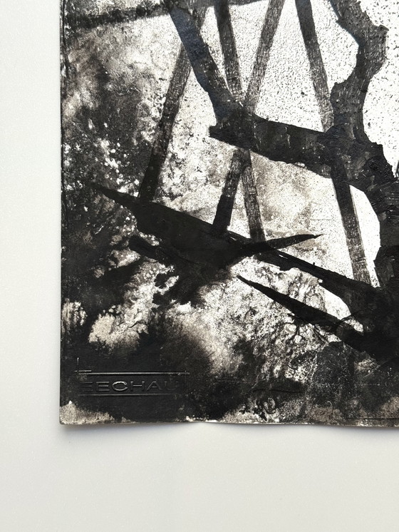 Image 1 of Eugene Eechaut (1928-2019) - Noire Reverie (1980) 4 Kunstwerke