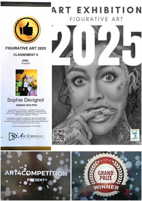 Image 1 of Sophie DEVIGNOT - Prayer - Artist's Painting