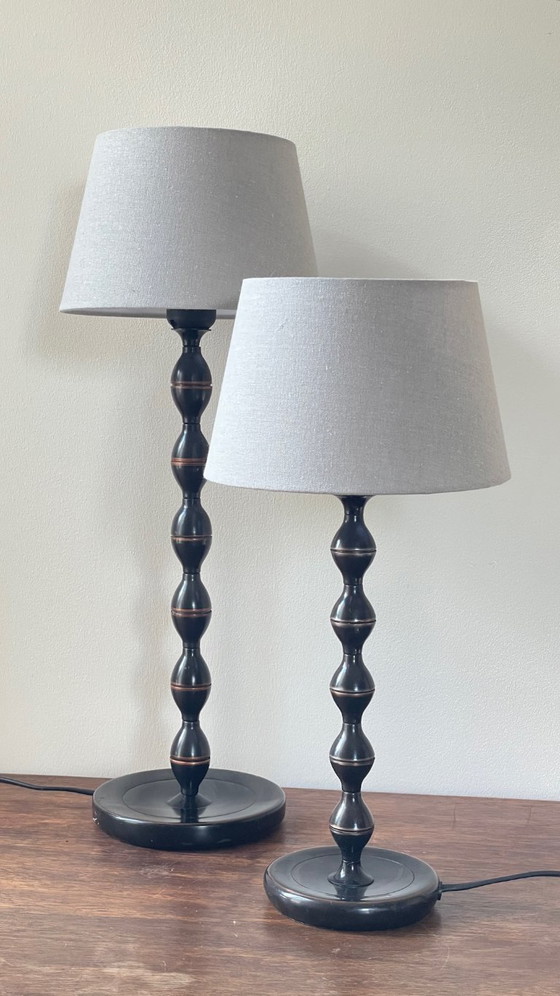 Image 1 of Een paar vintage Ikea spiraallampen