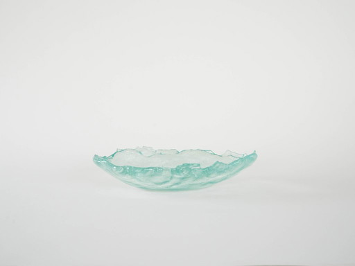 Glasplatte, dänisches Design, 1970er Jahre, hergestellt in Dänemark