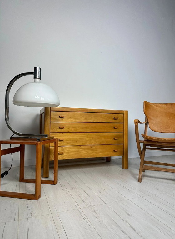 Image 1 of Vintage ladekast van iepenhout van Maison Regain, Franse mid-century modern stijl, jaren 60.