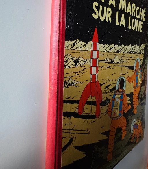 Tintin Tintin en marche sur la lune 1954