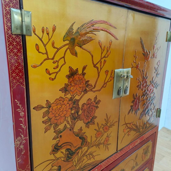 Credenza nuziale cinese vintage Chinoise – Credenze con vetrina, Wood (photo 18 of 21)