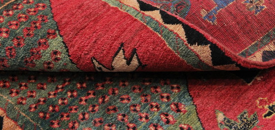 Image 1 of Original Persian carpet Gabbeh Ghashghai oriental carpet 150 cm x 102 cm old natural