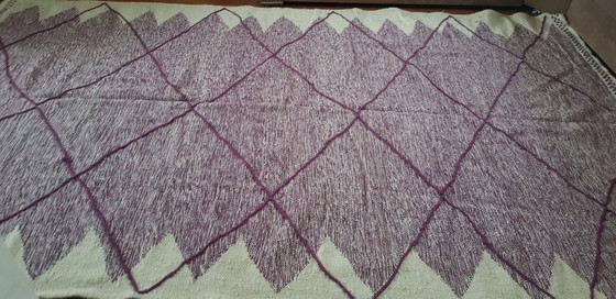 Image 1 of Handgeknoopt Berber kleed wol 325x192cm