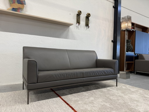 Jori Glove Bank Grijs leer 190