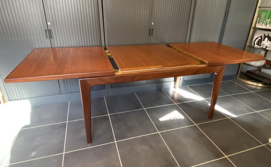 Tavolo allungabile scandinavo in teak 150/225x86cm vintage anni '60 – NF, Tavoli da pranzo, Legno (photo 11 of 20)