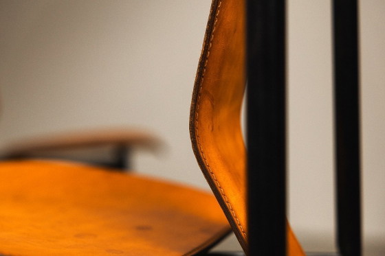 Image 1 of Juego de seis sillas de comedor 'Irma' diseñadas por Achille Castiglioni para Zanotta, Italia, 1979.