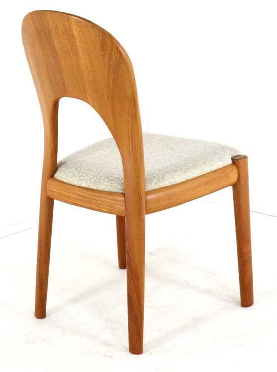 Image 1 of Suite de 4 chaises Koefoed Morten en teck vintage danois