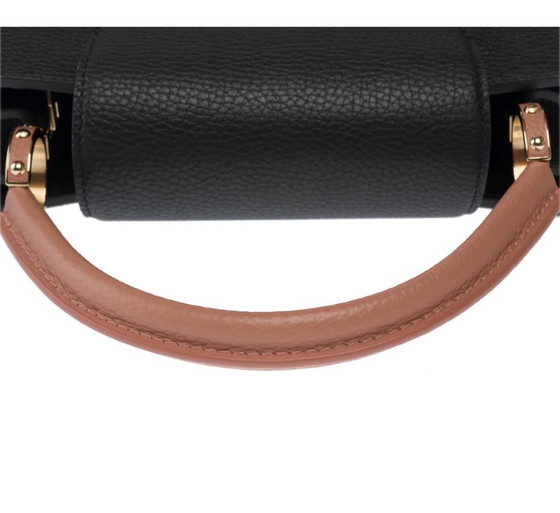 Image 1 of Borsa LOUIS VUITTON Capucines in Cuir Noir - 103320