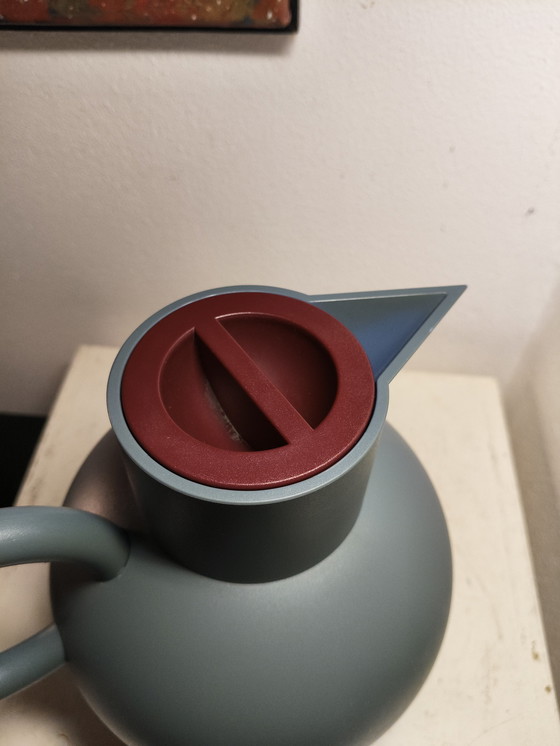 Image 1 of Thermos Euclid modello postmoderno di design vintage di Micheal Graves per Alessi