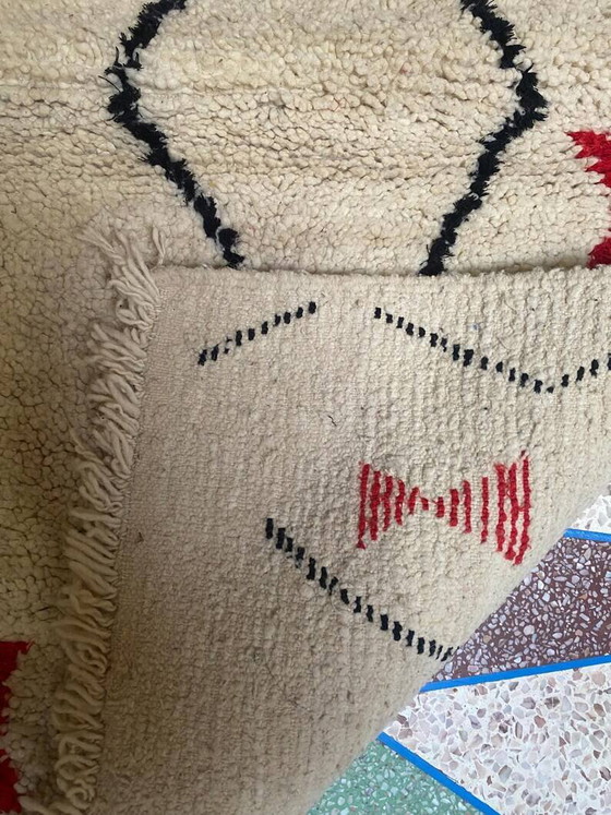 Marokkaans Berber vloerkleed gedecoreerd 250cmx150cm – Vloerkleden en tapijten, Wool, Bohemian (photo 4 of 10)