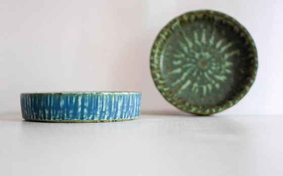 Image 1 of Bols Birka en poterie d'art scandinave par Gunnar Nylund pour Rörstrand, années 1960, set de 2