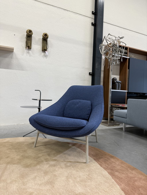 Pode Tresto Fauteuil De Ploeg Monza tissu Bleu