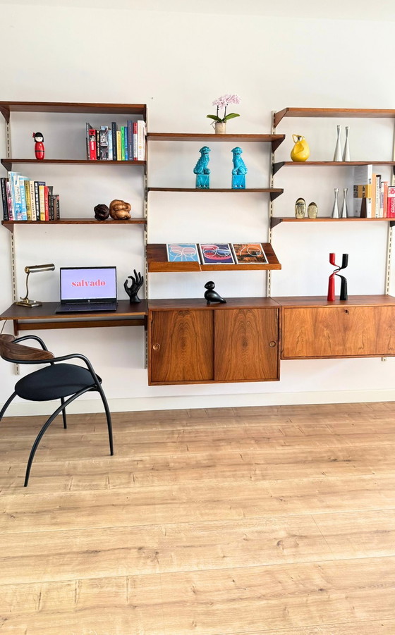 Image 1 of Modular wall system by Kai Kristiansen for FM Møbler 1960s
