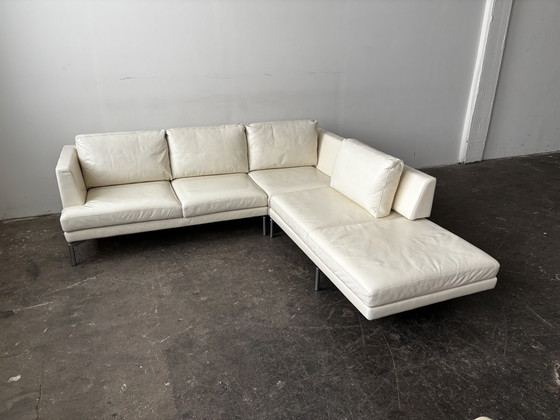 Image 1 of Walter Knoll Good Time Designer Sofa Couch Leather Off-White