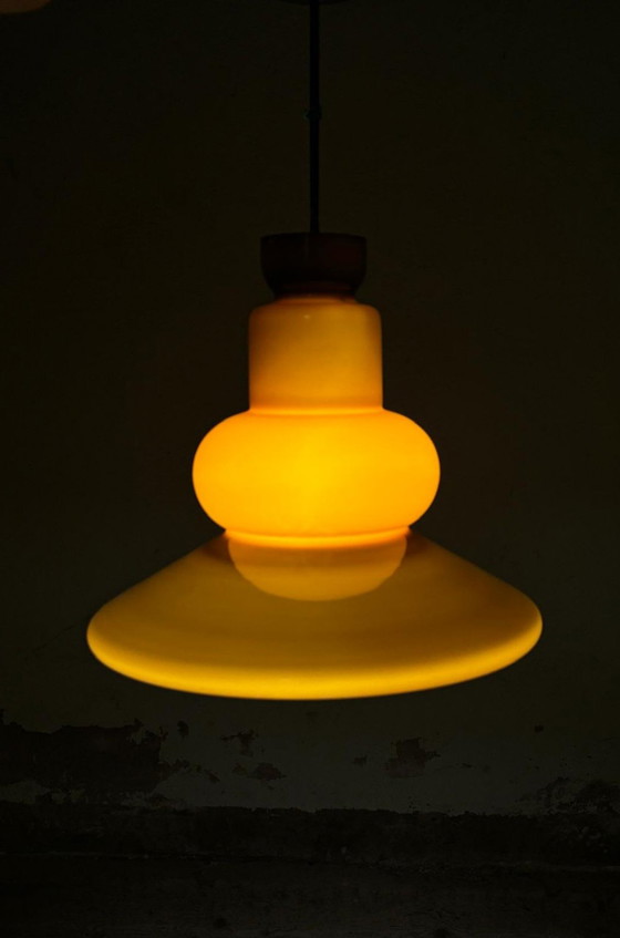 Image 1 of Lampada a sospensione in vetro Space Age