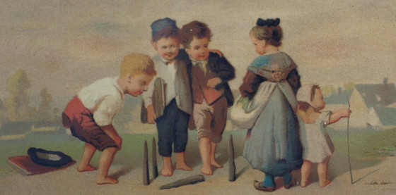 Image 1 of Pair of 19th-century chromolithographs