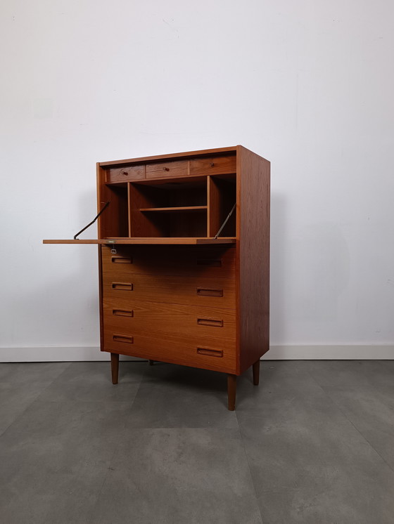 Image 1 of Vintage Danish Wall Cabinet/Secretaire By Westergaards Møbelfabrik