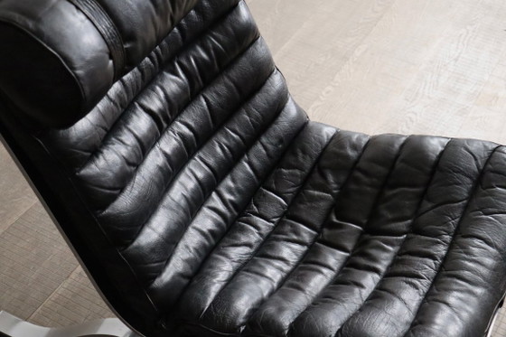 Arne Norell Ari Lounge Chair con Otomana Suecia 1966 – Sillones, Leather, Vintage (photo 5 of 14)