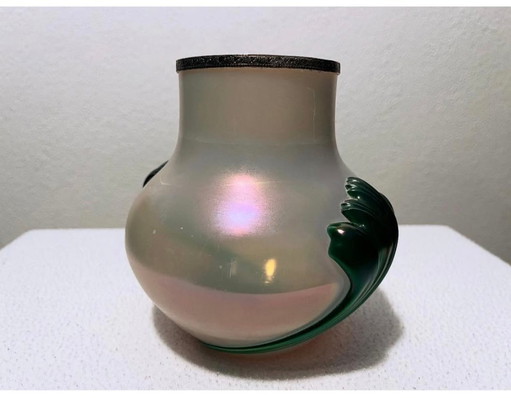 Vaso Art Nouveau antico dalla Boemia, Kralik o Loetz