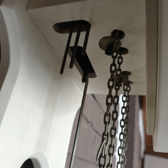 Image 1 of Seltene postmoderne Wanduhr von Warmink – Design im Memphis-Stil – 1980er Jahre