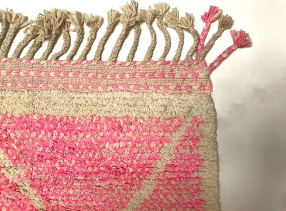 Image 1 of Handgeknüpfter Berberteppich aus reiner Wolle, 2/3 m