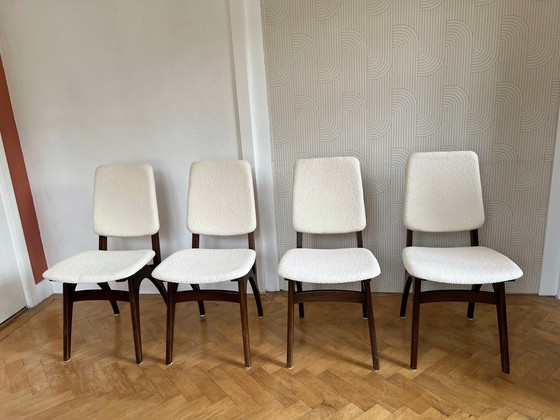 Image 1 of Ensemble de 4 chaises de salle à manger Louis Van Teeffelen