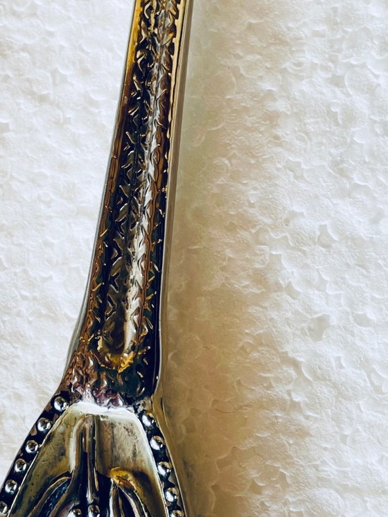 Image 1 of Vintage, Silver-Plated Lobster Forks & Cracker by Silea, Set of 7