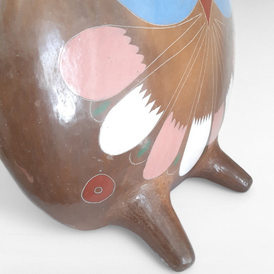 Image 1 of Gufo in ceramica vintage, Tonalá Messico, anni '70, H37cm