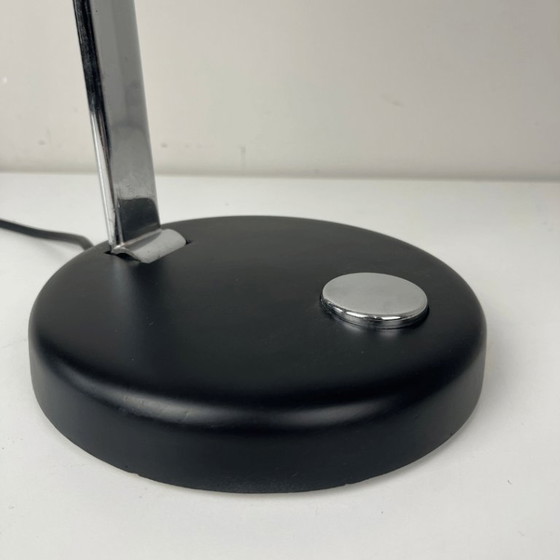 Image 1 of Hillebrand bureaulamp UFO - zwart metaal met chroom