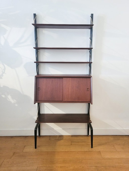 Vintage modular wall unit by Louis van Teeffelen for Wébe, 1960.