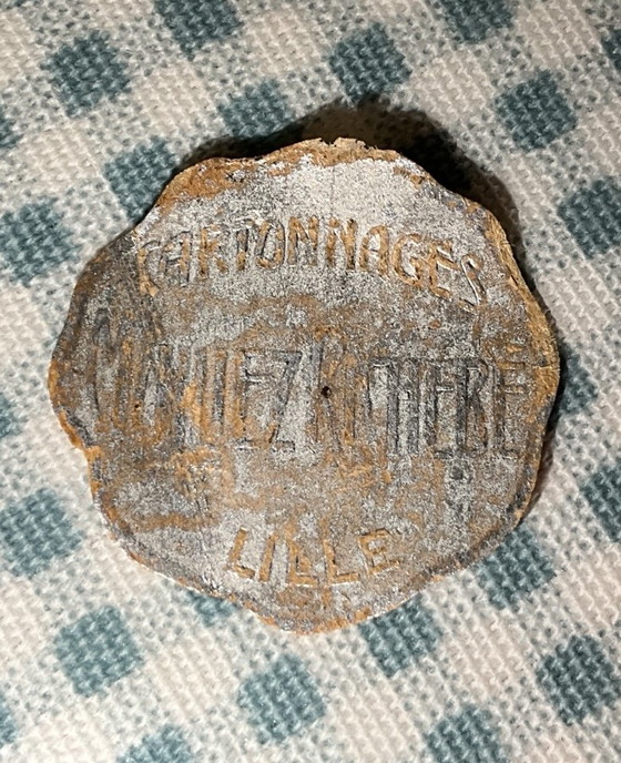 Seltene Laine Du Pingouin-Kurzwarenvitrine aus den 1930er Jahren von Cartonnages Mulliez-Richebé (photo 12 of 12)