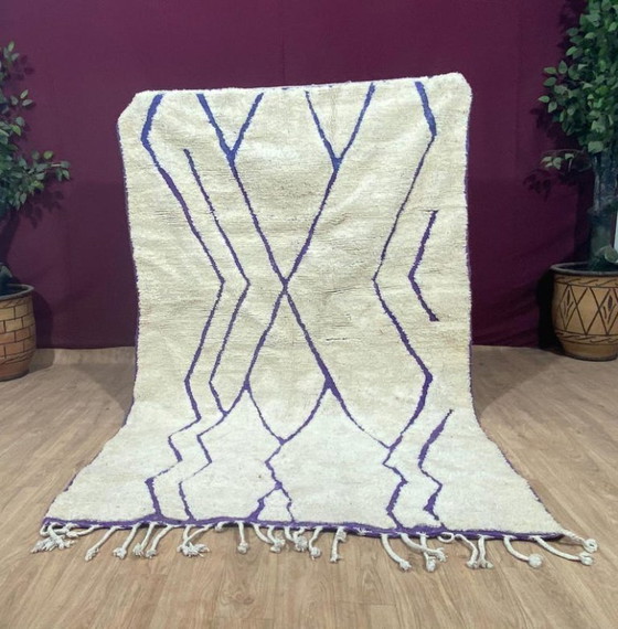 Image 1 of Tapis Beni Ouarain en laine authentisch 250cmx150cm