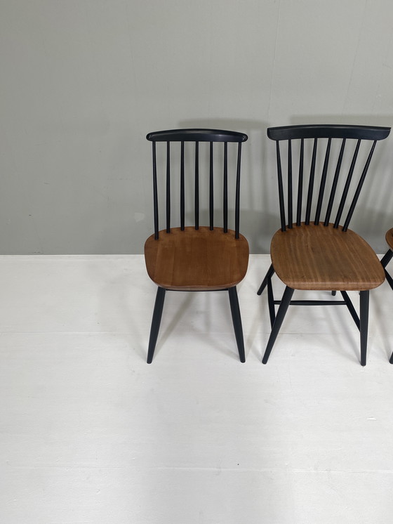 Image 1 of 4x Tapiovaara Eetkamerstoelen
