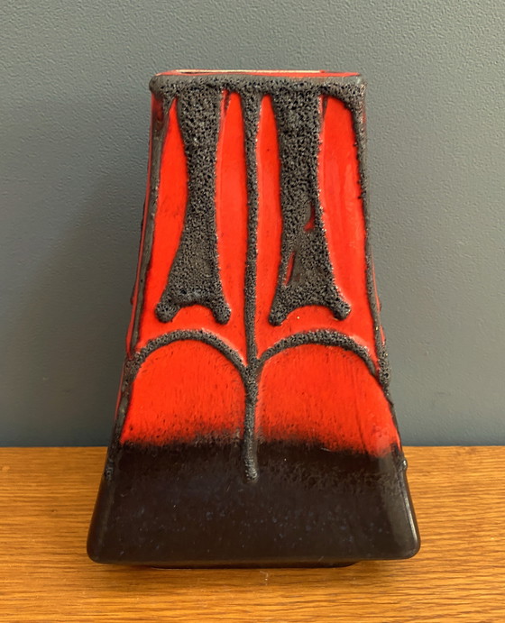 Image 1 of Fat lava vase by Fohr west Gemany model 342-20