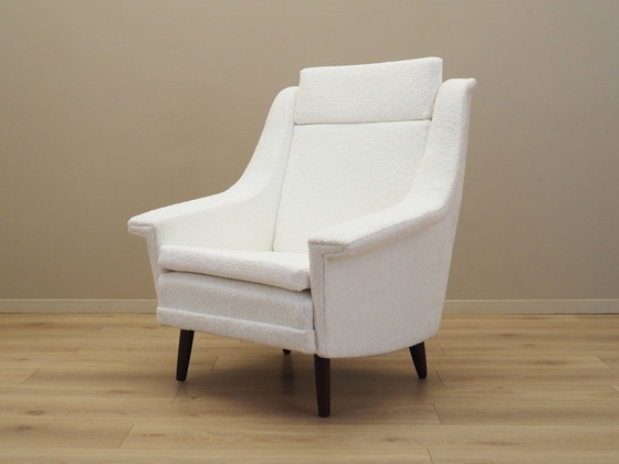 Image 1 of White armchair, Danish design, 1970s, production: Denmark