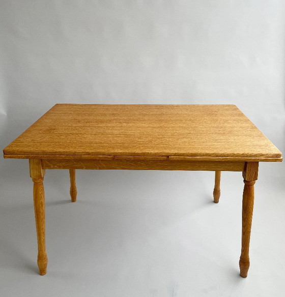 Image 1 of Vintage Mid-Century Extendable Dining Table